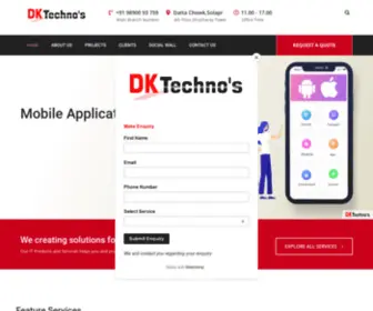 Dktechs.in(Best Software Company in Solapur) Screenshot