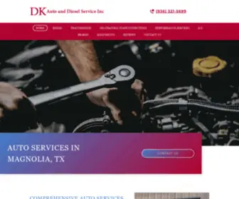 DKtransmission.com(DK Auto & Diesel Service) Screenshot