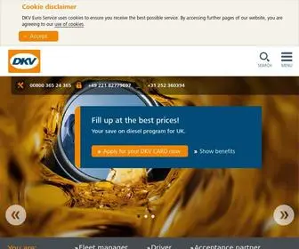 DKV-Euroservice.com(DKV Mobility) Screenshot
