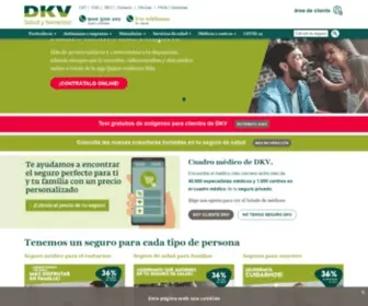 DKvseguros.com(DKV Seguros) Screenshot