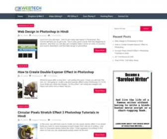 Dkwebtech.com(A largest hub of graphics and web tutorials) Screenshot