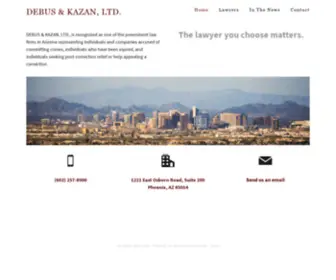 DKwlawyers.com(Debus & Kazan) Screenshot