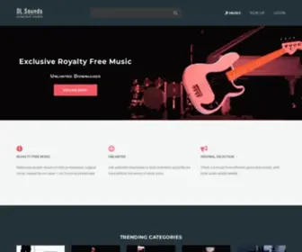DL-Sounds.com(Royalty Free Music from DL Sounds) Screenshot