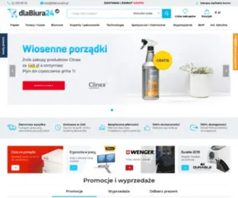 Dlabiura24.pl(Artykuły biurowe i szkolne) Screenshot