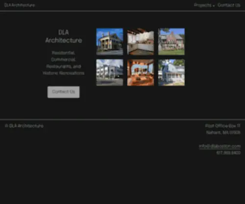 Dlaboston.com(DLA Architecture) Screenshot