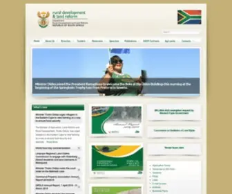 Dla.gov.za(Department of Rural Development and Land Reform) Screenshot