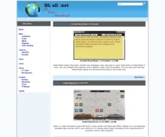 Dlall.net(The Leading DL all Site on the Net) Screenshot