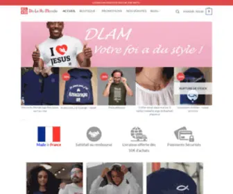 Dlam.fr(Votre boutique chrétienne) Screenshot