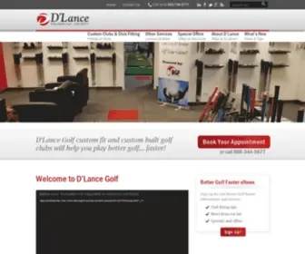 Dlancegolf.com(Online Golf Store) Screenshot