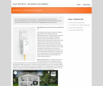 Dlantest.de(DLAN-Testdie besten DLAN Adapter) Screenshot