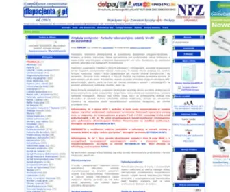 DlapacJenta.pl(Internetowy Sklep Medyczny i Zielarski) Screenshot