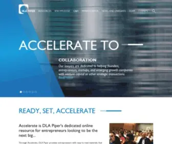 Dlapiperaccelerate.com(Accelerate) Screenshot