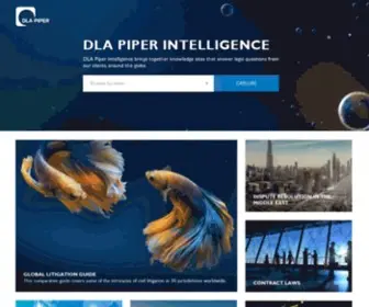 Dlapiperintelligence.com(DLA Piper Intelligence) Screenshot