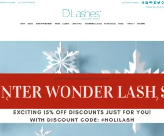 Dlashes.com(Custom Lash Extensions Spa and Salon in Beverly Hills) Screenshot