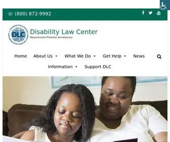 DLC-MA.org(Massachusetts Protection and Advocacy) Screenshot