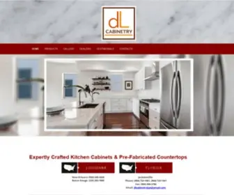 Dlcabinetry.com Screenshot