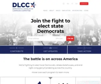 DLCC.org(Democratic Legislative Campaign Committee) Screenshot