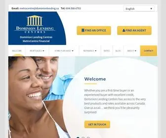 DLcmetrocentre.ca(Dominion Lending Centres) Screenshot