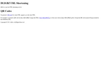 DLD.bz(Private URL Shortening Service) Screenshot