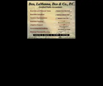 DLDcpa.com(Deo, LaManna and Deo Accounting, NJ Firm) Screenshot