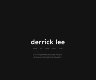 Dlee.dev(Derrick Lee) Screenshot