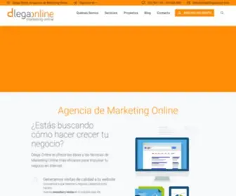 Dlegaonline.es(Dlega Online Marketing Online te ayuda a impulsar tu negocio Online) Screenshot