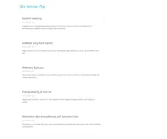 Dlelemonflip.cz(Muži Ženy Oblečení) Screenshot