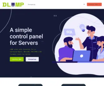 Dlemp.net(A Simple Control Panel Free For Servers/VPS) Screenshot