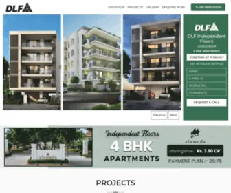 DLFfloors-Gurgaon.com(DLF INDEPENDENT FLOORS) Screenshot