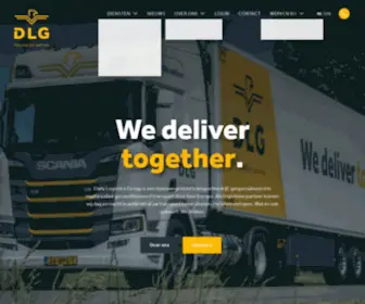 DLG-Logistics.com(Daily Logistics Group) Screenshot
