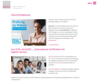 Dlgi.de(Dienstleistungsgesellschaft für Informatik) Screenshot