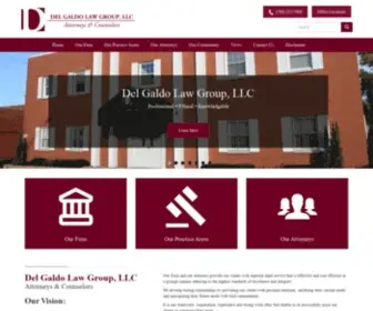 DLglawgroup.com(Del Galdo Law Group) Screenshot