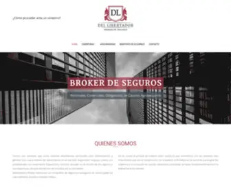 Dlibertador.com.ar(Del Libertador // Broker de Seguros) Screenshot