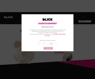 Dlice.fr(E-liquide de qualité pour votre cigarette électronique) Screenshot