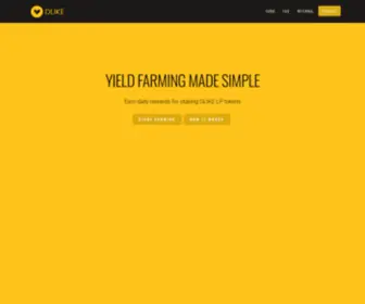 Dlike.finance(DeFi Yield Farming) Screenshot