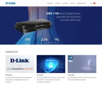 Dlink.com.tr(D-Link Ana Sayfa) Screenshot