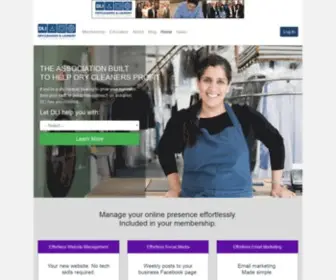 Dlionline.org(Dry Cleaning and Laundry Institute) Screenshot
