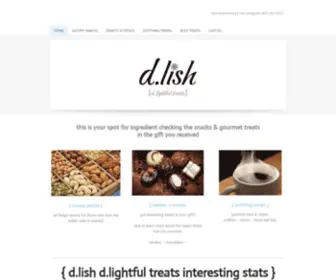 Dlishyyc.com(Calgary based food company) Screenshot