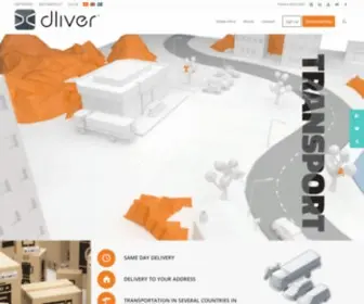 Dliver.net(Opret dig gratis i DLIVER) Screenshot