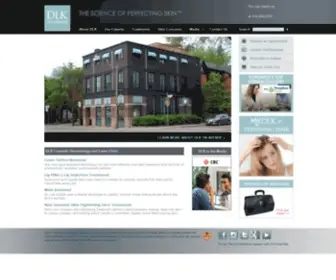 Dlkonavenue.com(DLK Cosmetic Dermatology and Laser Clinic in Toronto) Screenshot