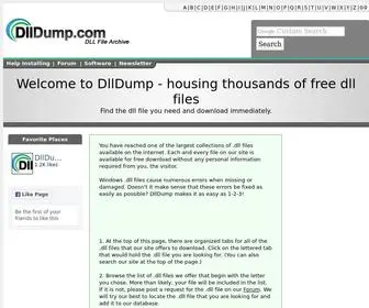 DLldump.com(Download free dll files) Screenshot