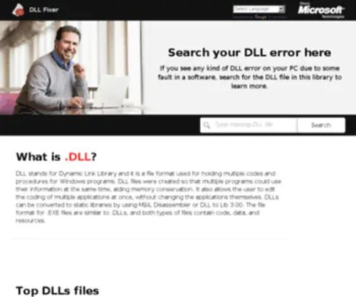 DLlfixer.org(DLlfixer) Screenshot