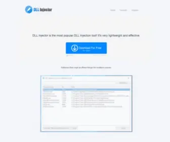 Dllinjector.com(DLL Injector) Screenshot