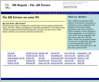 DLlrepair.com(Dll Repair) Screenshot