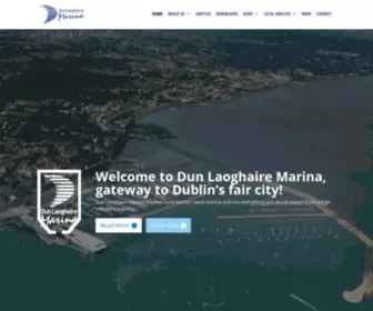 Dlmarina.com(Dun Laoghaire Marina) Screenshot