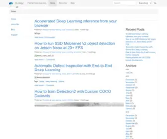 Dlology.com(Blog) Screenshot