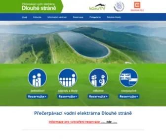 Dlouhe-Strane.cz(Přečerpávací vodní elektrárna Dlouhé stráně) Screenshot