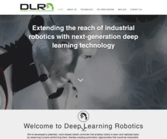 Dlrob.com(Deeplearningrobotics) Screenshot