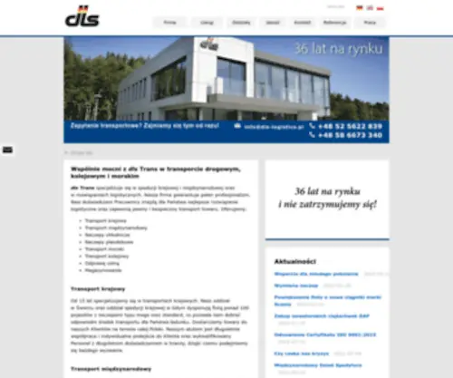 DLS-Logistics.pl(Spedycja dls) Screenshot