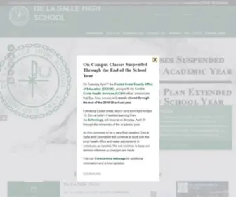 DLSHS.org(De La Salle High School) Screenshot